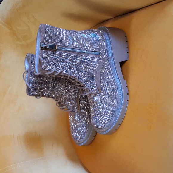 Cape Robbin Bling Combat Boot - Picture 3 of 6